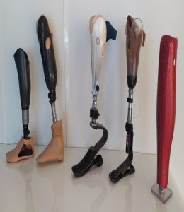 Left or right foot prosthesis for military amputees